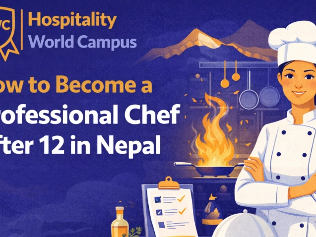 how to become a professional chef after 12 in nepal