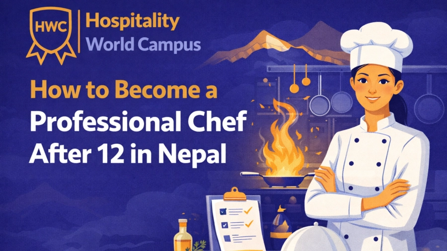 how to become a professional chef after 12 in nepal