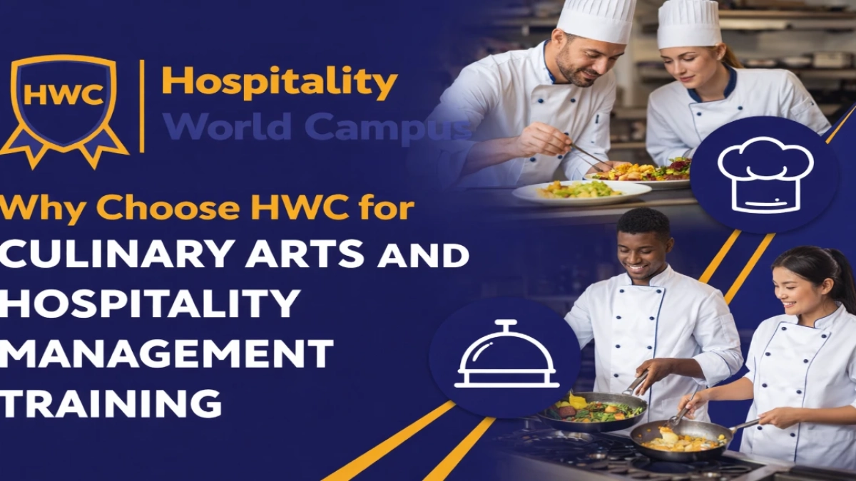 culinary arts and hospitality management for trainings