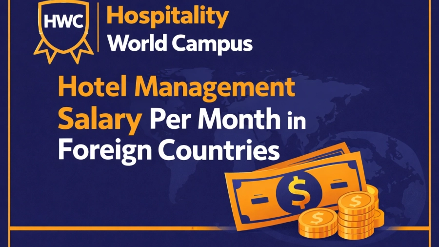 hotel management salary per month in foreign countries