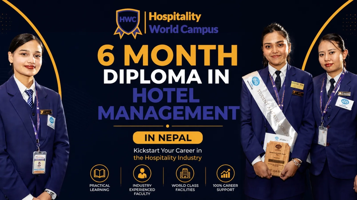 6 month diploma in hotel management in nepal
