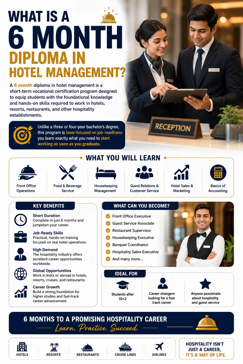 what is a 6 month diploma in hotel management in nepal 