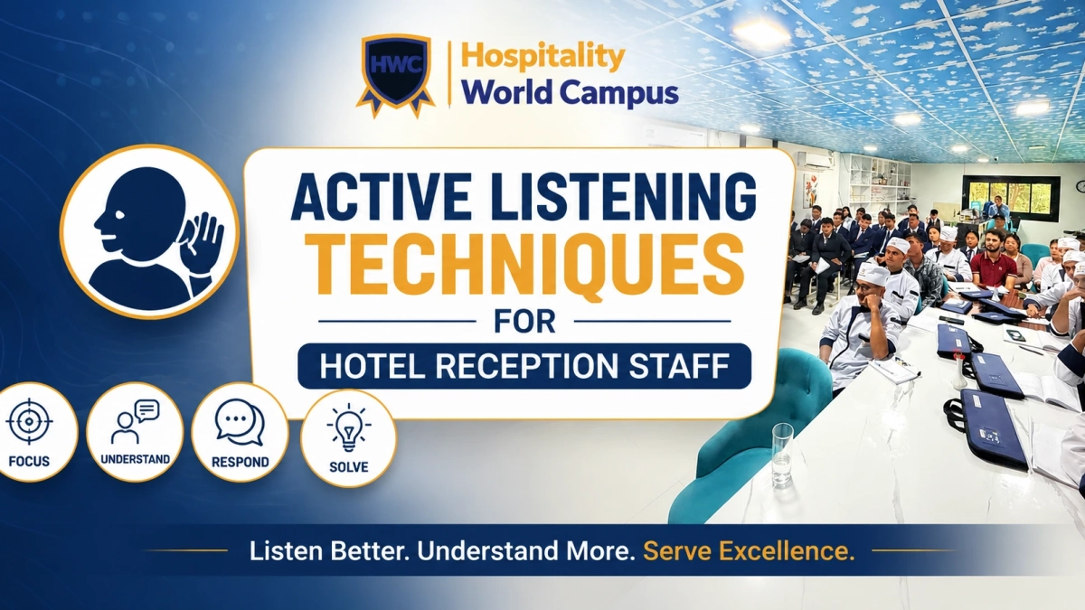 Active Listening Techniques for Hotel Reception Staff