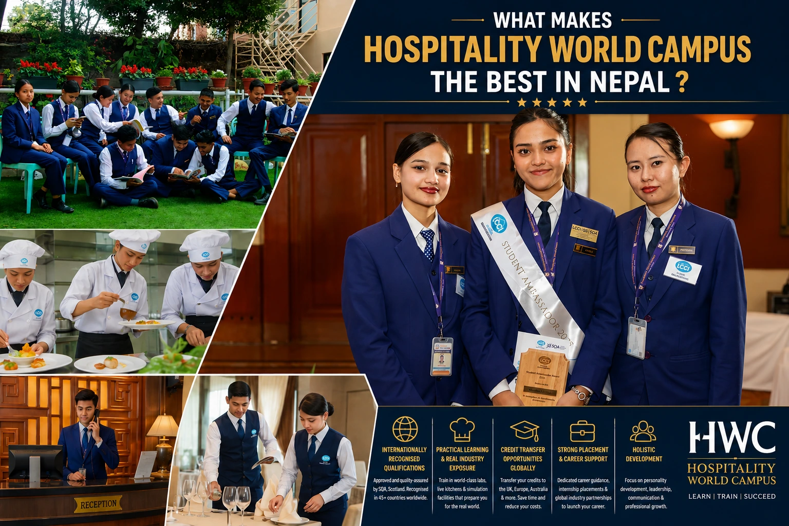 What Makes a Hospitality World Campus One of the Best Colleges for Hotel Management in Nepal?