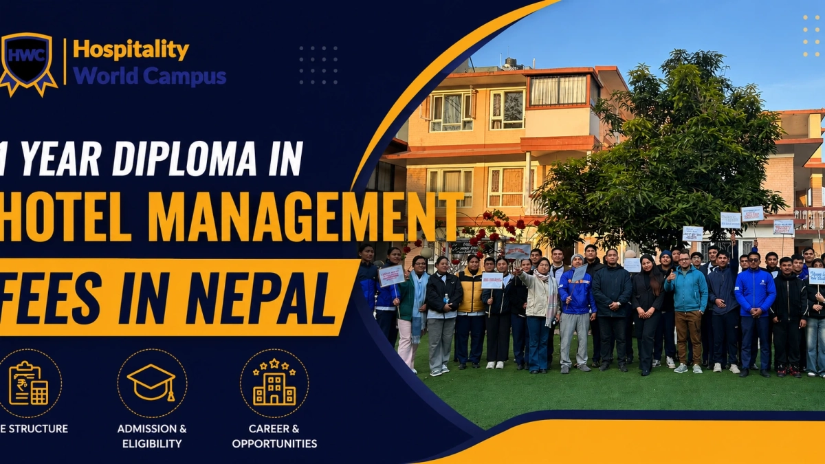 1 Year Diploma in Hotel Management Fees in Nepal