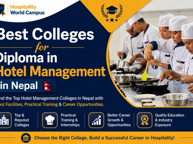 Best Colleges for Diploma in Hotel Management in Nepal