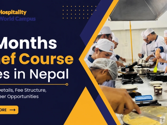 3 months chef course fees in nepal